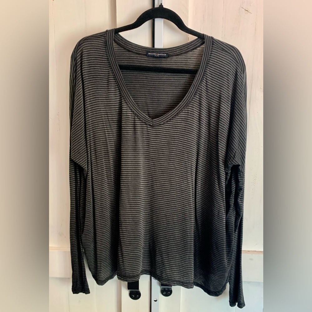 Brandy Melville Striped Long Sleeve Shirt
